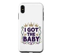 Carcasa para iPhone XS MAX Anuncio de Embarazo We Got The Baby Revela Mardi Gras