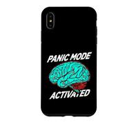 Carcasa para iPhone XS MAX Anxiety Humor Panic Mode Activated Brain