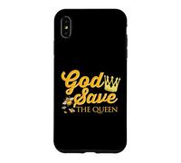 Carcasa para iPhone XS MAX Apicultura Humor Dios Salve a la Reina Divertido Apicultor