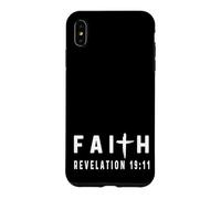 Carcasa para iPhone XS MAX Apocalipsis 19:11 19 11 Fe - Dios Jesús Religioso Cristiano