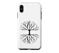 Carcasa para iPhone XS MAX Árbol de la Vida Raíces Familiares paganas nórdicas