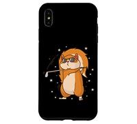 Carcasa para iPhone XS MAX Ardilla Jugando Golf Tree Roedor