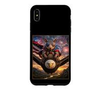 Carcasa para iPhone XS MAX Armadillo on Bald Eagle - Gafas de Bandera Estadounidense de EE. UU