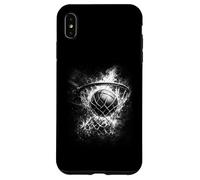 Carcasa para iPhone XS MAX Aro de Baloncesto flameante Fiery and Slam Dunk