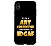 Carcasa para iPhone XS MAX Art Collector Costume Idgaf Meme Rare Fine Art Collections