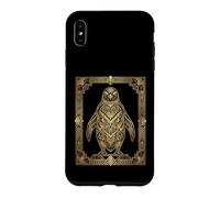 Carcasa para iPhone XS MAX Art Deco Penguin Geometric Stylized Design