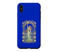 Carcasa para iPhone XS MAX Art Nouveau París Diosa Floral Noche Cielo Arte