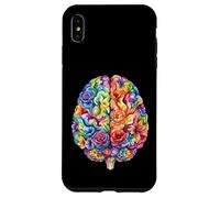 Carcasa para iPhone XS MAX Arte Abstracto de anatomía Cerebral Floral