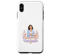 Carcasa para iPhone XS MAX Arte Floral de Fuerza de Mujer irrompible empoderada
