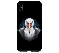 Carcasa para iPhone XS MAX Arte geométrico del patín del pájaro del Albatros,Lindo Amante de los Albatros