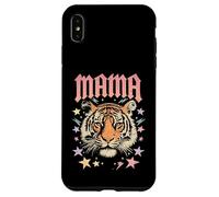 Carcasa para iPhone XS MAX Arte gráfico de Mama Tiger Face Rebel Mom Wild Animal
