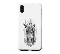 Carcasa para iPhone XS MAX Arte mitológico de Las runas del Cuervo nórdico de Odin, Todos los Padres
