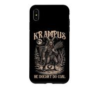 Carcasa para iPhone XS MAX Arte Oscuro Krampus Leyenda Pagana Humor Negro De Invierno