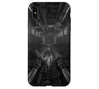 Carcasa para iPhone XS MAX Arte Retro de Ciencia ficción para Jugadores de Spaceship