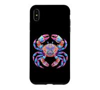 Carcasa para iPhone XS MAX Arte Retro psicodélico caleidoscópico de Cangrejo Fractal