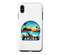 Carcasa para iPhone XS MAX Aruba Eagle Beach Tropical Sunset Viajes Diseño