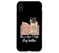 Carcasa para iPhone XS MAX Así es como Lucho mis batallas - Biblia Jesus Cross Christian