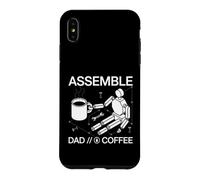 Carcasa para iPhone XS MAX Assemble Dad Coffee Funny DIY Assembly Schematic