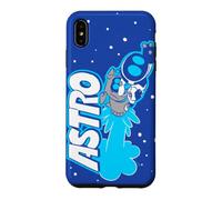 Carcasa para iPhone XS MAX Astro BOT with Dog Rocket Space Exploring Video Game