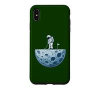 Carcasa para iPhone XS MAX Astronauta Divertido Golfing On Moon Golf Lover Space Golfer