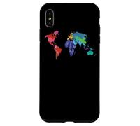Carcasa para iPhone XS MAX Atlas de Bandera del país del Mapa del Mundo