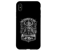 Carcasa para iPhone XS MAX Attila el Hun Azote de Dios Guerrero Retrato Arte Oscuro