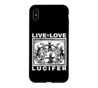 Carcasa para iPhone XS MAX Ave a Satanás Live Love Lucifer con Dancing Demons Original