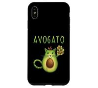 Carcasa para iPhone XS MAX Avogato Cinco De Mayo Regalo Cinco De Meow Avogato Cat Aguacate