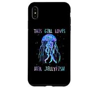 Carcasa para iPhone XS MAX Awesome Cute Underwater This Girl Loves Her Jellyfish
