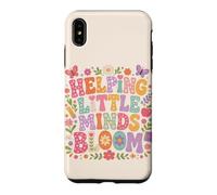 Carcasa para iPhone XS MAX Ayudando a Little Minds Bloom Teacher Floral Mariposa Manzana