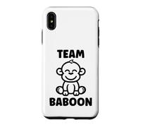 Carcasa para iPhone XS MAX Baboons Animals Funny Little Baby Monkey Team Baboon