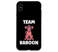 Carcasa para iPhone XS MAX Baboons Animals Funny Little Baby Monkey Team Baboon
