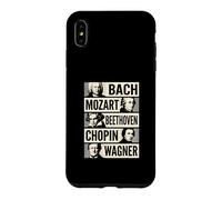 Carcasa para iPhone XS MAX Bach Mozart Beethoven Chopin Wagner Iconos Clásicos