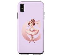Carcasa para iPhone XS MAX Bailarina Girl Dancing Name First Letter C Girly Tutu Ballet