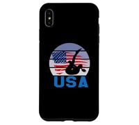 Carcasa para iPhone XS MAX Bandera Americana de Estados Unidos Buceo Deportes Femenino Nat