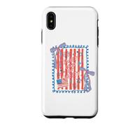 Carcasa para iPhone XS MAX Bandera con Lazo de Sweet Land of Liberty Patriotic Coquette, EE. UU.