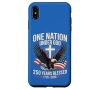 Carcasa para iPhone XS MAX Bandera de águila One Nation Under God 250 Years Blessed 1776-2026