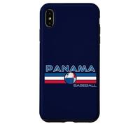 Carcasa para iPhone XS MAX Bandera de béisbol de Panamá América Central Patrimonio panameño