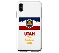 Carcasa para iPhone XS MAX Bandera del Estado de Utah Pride Beehive State Flag Salt Lake City Souvenir