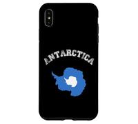 Carcasa para iPhone XS MAX Bandera desgastada del país Orgullo de la Antártida