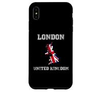 Carcasa para iPhone XS MAX Bandera Envejecida del Reino Unido Orgullo de Londres