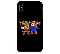 Carcasa para iPhone XS MAX Bandera España Costa Rica Raíces Español-Costarricenses