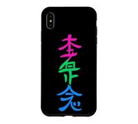 Carcasa para iPhone XS MAX Bandera polisexual Hon Sha Ze SHO NEN Reiki Símbolo Yoga