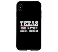 Carcasa para iPhone XS MAX Barbacoa Texas One Nation Under Brisket - Divertida Barbacoa de Texas