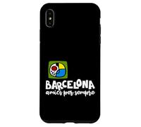 Carcasa para iPhone XS MAX Barcelona Amics per Sempre Frase Catalán Miro
