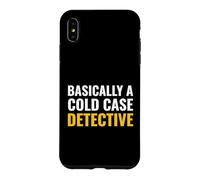 Carcasa para iPhone XS MAX Básicamente un Detective de Casos fríos Escuchador de Podcast True Crime