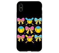 Carcasa para iPhone XS MAX Bate de sóftbol con Arco de Helado para Juventud