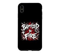 Carcasa para iPhone XS MAX Bautizado en Fuego Renacimiento de la fe Cristiana