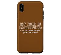 Carcasa para iPhone XS MAX BBQ Rule Funny Barbacoa Amante Cita Verano