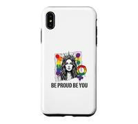 Carcasa para iPhone XS MAX Be Proud and Be You Rainbow LGBTQ Pride Feminista